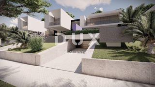 ABBAZIA, BREGI - terreno 801m2 CON PERMESSO DI LOCAZIONE! per una villa esclusiva con piscina e vista panoramica sul mare