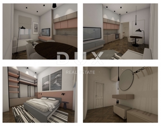 FIUME, CENTRO - Appartamento padronale con progetto per 2 unità abitative! Investimento in posizione esclusiva!