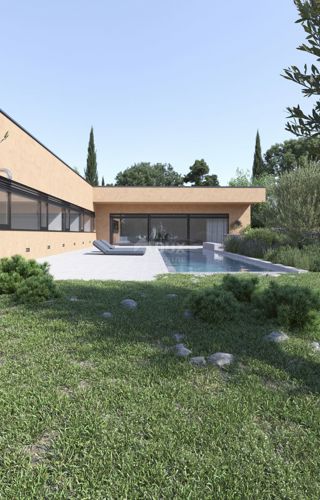 ISTRIA, ŽMINJ - Casa ad un piano di nuova costruzione di alta qualità in una posizione tranquilla