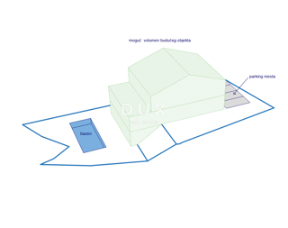 Terreno Polje, Dobrinj, 1.022m2