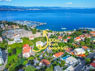 OPATIJA, IČIĆI - appartamento più grande al piano terra con terrazza a soli 100 metri dalla spiaggia! Parcheggio, terrazzo immerso nel verde