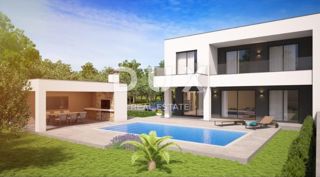 ISTRIA, LABIN - Casa bifamiliare moderna di alta qualità in una posizione molto tranquilla!