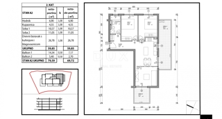 Appartamento Tar, Tar-Vabriga, 50,31m2