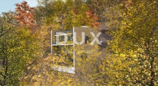 GORSKI KOTAR, FUŽINE - un progetto unico nel cuore del Gorski Kotar, terreno edificabile di 1197 m2 con progetto per una villa, opportunità di investimento!