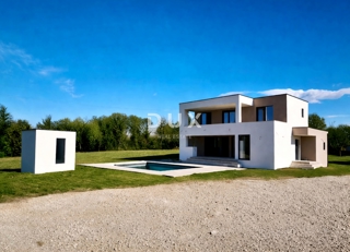 ISTRIA, MARČANA - Casa moderna con piscina ai margini del villaggio