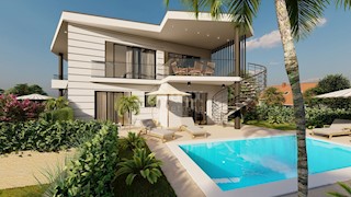 ISOLA DI KRK, MALINSKA - Villa moderna con piscina vicino al mare