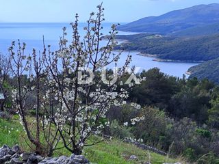 ISTRIA, RABAC - Terreno edificabile unico con vista panoramica sul mare