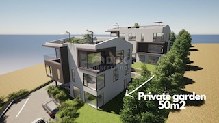 OPATIJA, PAVLOVAC - 2BR+DB piano terra di un nuovo edificio con giardino vicino a Opatija e Rijeka