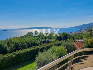 OPATIJA, POBRI - un appartamento più grande in un edificio nuovo con vista panoramica sul mare, a 3 minuti da Opatija