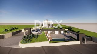 OPATIJA, LOVRAN, DOBREĆ - casa alta non finita 250 m2 con vista panoramica sul mare