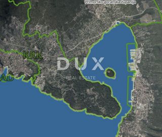 ISOLA DI KRK, DUNAT - Terreno agricolo, accesso diretto dalla strada