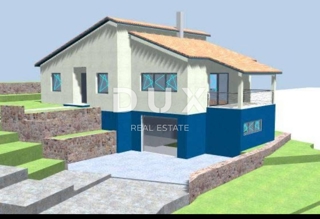 RIJEKA, SVILNO - Terreno edificabile 642 m² + terreno agricolo 1.267 m² con progetto preliminare e strada di accesso ben curata, un'occasione!!!