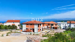 ISOLA DI KRK, MALINSKA - Moderna casa bifamiliare con vista mare