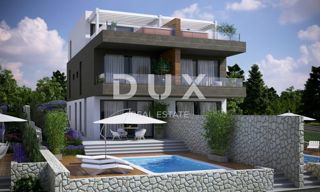 PAG, NOVALJA - Attico duplex con terrazza sul tetto