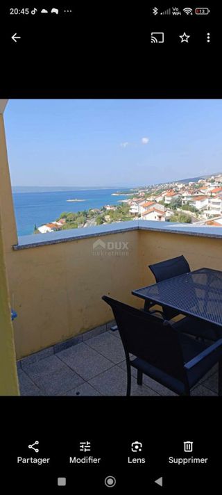 NOVI VINODOLSKI, POVILE - bellissimo 2 camere da letto + bagno con vista mare