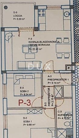 SUKOŠAN, ZADAR - POSIZIONE TOP! Appartamento 1a fila al mare (P-3)