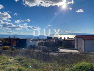 RIJEKA, TRSAT - TERRENO EDIFICABILE CON VISTA MARE PER UNA CASA FAMIGLIARE IN OTTIMA POSIZIONE!!! OPPORTUNITÀ!!!