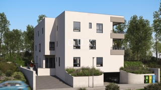 ISTRIA, POLA - Nuovo edificio moderno! Piano terra con cortile! 