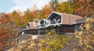 GORSKI KOTAR, FUŽINE - un progetto unico nel cuore del Gorski Kotar, terreno edificabile di 3340 m2 con progetto per una villa, opportunità di investimento!