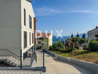 OPATIJA, PAVLOVAC - appartamento in una nuova costruzione con giardino, vicino a Opatija e Rijeka, vista mare