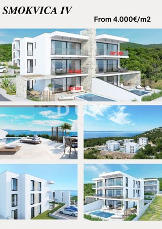 KLENOVICA - Appartamento con piscina in comune e vista mare