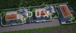 ISTRIA, SVETVINČENAT - Moderna casa a un piano con piscina, non finita