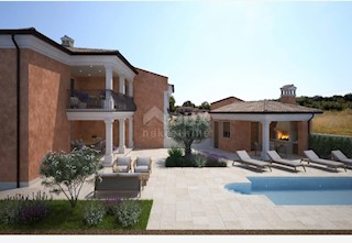 ISTRIA, MOMJAN - Casa bifamiliare con piscina