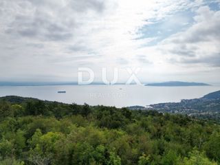 OPATIJA, VEPRINAC - terreno edificabile 600m2 con vista mare per casa familiare/villa/appartamenti/casa in affitto - vacanza con piscina