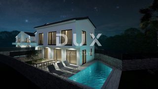 ISOLA DI KRK, MALINSKA - Casa moderna con piscina e vista mare