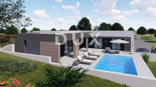 ISTRIA, LABIN - Terreno con concessione edilizia, l'ultimo in zona edificabile