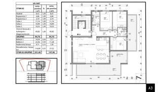 ISTRIA, TAR - Attico 3SS+DB con terrazza sul tetto, situato in un nuovo edificio di alta qualità a soli 350 m dal mare