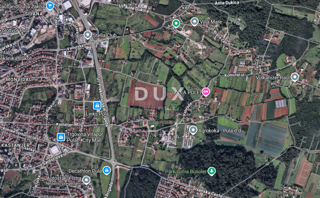 ISTRIA, POLA - Terreno edificabile in posizione attraente per showroom di automobili/uffici/deposito/locali commerciali