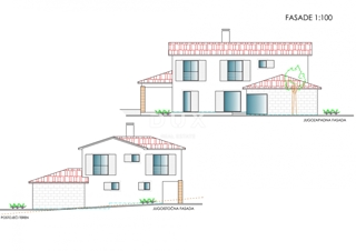 ISTRIA, ALBONA - Ampio terreno con permesso di costruire