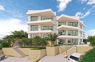 Čiovo, Okrug, appartamento con 3 camere da letto 82m2+30m2 balcone+terrazza sul tetto, piscina, vista