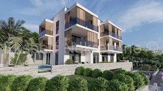 Solin, Rupotina, bilocale 57m2 con giardino e piscina, in costruzione