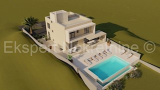 Podstrana, Mutogras, villa di lusso 300m2 con giardino 980m2 e piscina