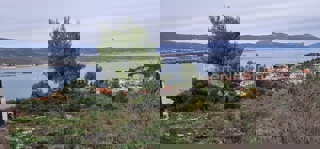 Trogir, Mastrnika, building plot 1200 m2, open sea view