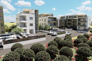 Trogir, 2-bedroom apartment 53 m2, new building, 1st floor, view,