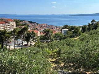 Baška Voda - terreno edificabile con vista mare