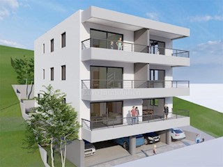 New two-bedroom apartment with sea view, Tučepi