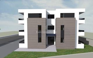 Novalja - appartamento in un nuovo edificio con due terrazze