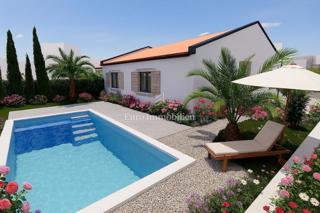 Istria, Tinjan - terreno edificabile con progetto di casa