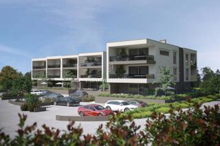 Peroj - nuovo edificio con giardino e terrazza