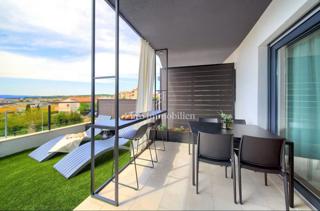 Città di Krk, appartamento arredato al piano terra