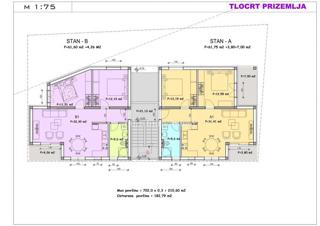 Apartment on the ground floor of a residential building, new building, Poreč