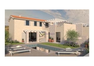 Dintorni di Buie, casa con piscina