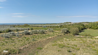 Terreno con progetto e concessione edilizia con vista mare