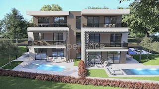 Zona di Parenzo: appartamento duplex di lusso con giardino e piscina!