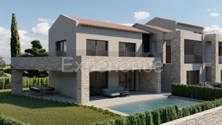 Zona di Visignano: terreno edificabile con fondamenta completate, VISTA PANORAMICA!