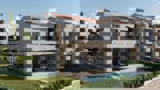 Zona di Visignano: terreno edificabile con fondamenta completate, VISTA PANORAMICA!